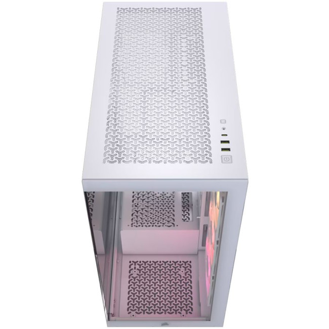 CORSAIR 3500X ARGB Mid-Tower PC Case - White