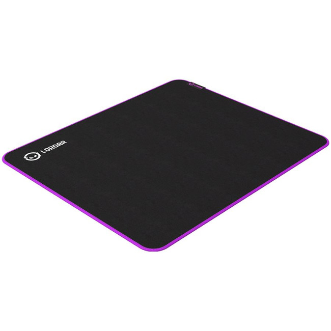 Lorgar Main 315, Gaming mouse pad, High-speed surface, Purple anti-slip rubber base, size: 500mm x 420mm x 3mm, weight 0.39kg
