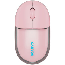 CANYON mouse OnClick 24 BT/ Wireless Transparent/Pink