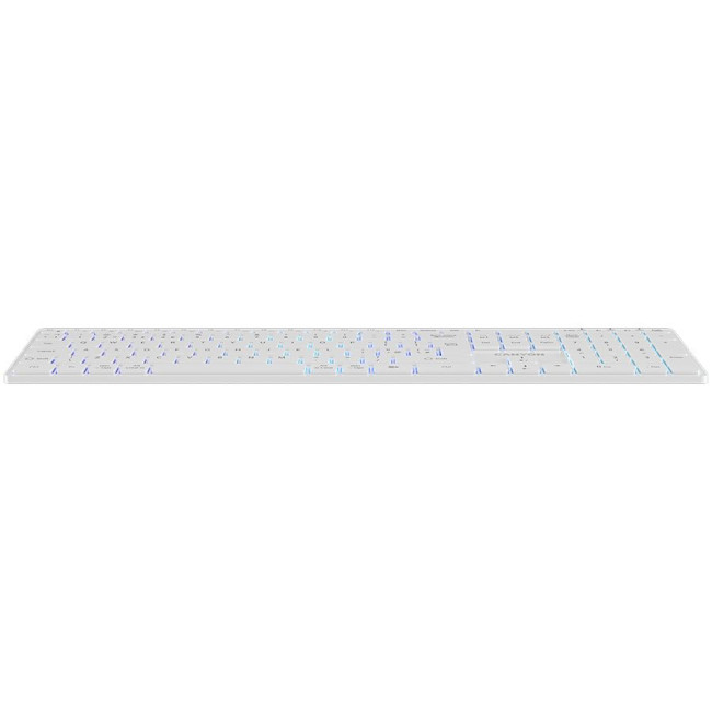 CANYON keyboard HKB-W11 UK/US RGB Dual Mode Wireless White