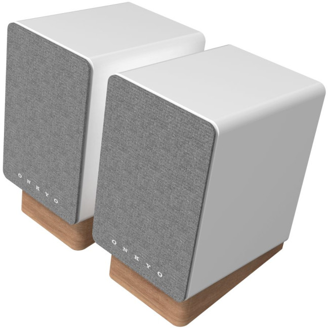 Onkyo Creator Series GX-10DB Powered Speakers, White, pair
