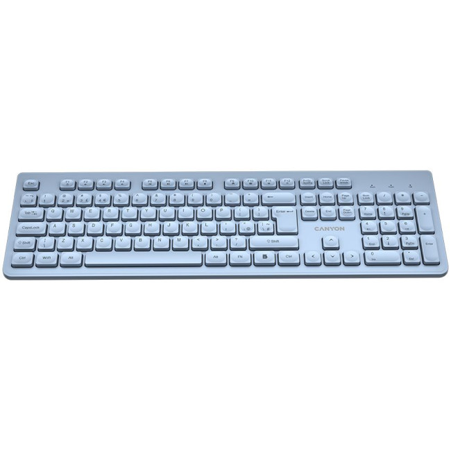 CANYON keyboard HKB-W01 UK/US AAA Wireless Blue