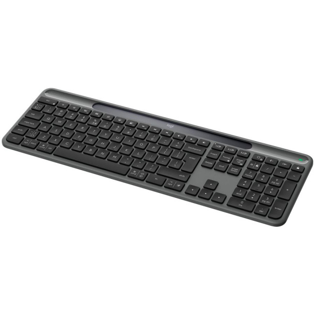 LOGITECH Slim Solar+ - GRAPHITE - US INT'L - 2.4GHZ/BT - INTNL-973 - UNIV B2C