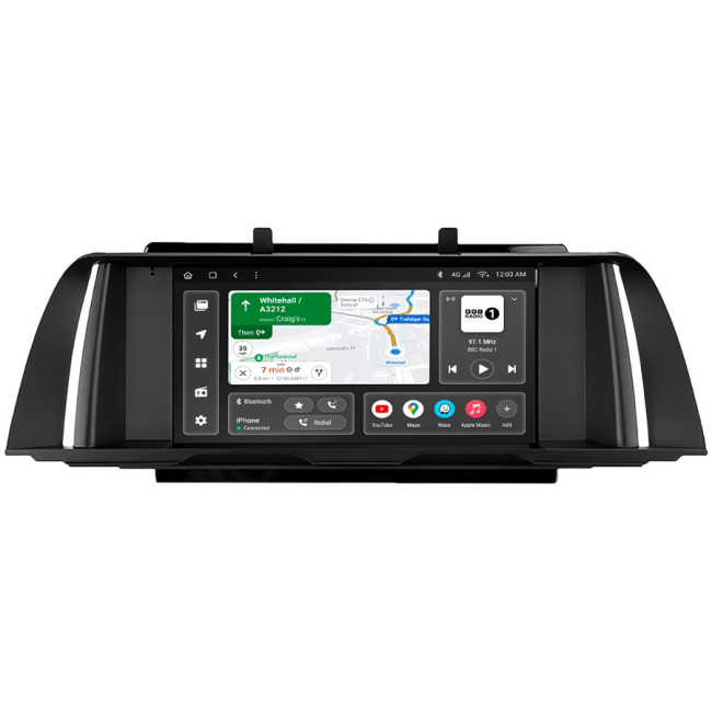 Installation kit for installing GAZER multimedia head units in cars - model F10/NBT-F009
