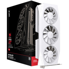 XFX Mercury AMD Radeon RX 9060XT OC White Gaming Edition with 16GB GDDR6 HDMI 2xDP, AMD RDNA 4