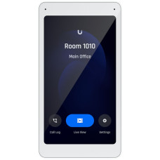 Ubiquiti UA-Intercom-Viewer Display that pairs with the Access Intercom for visitor screening and remote access control, to mount in multiple locations throughout your building.