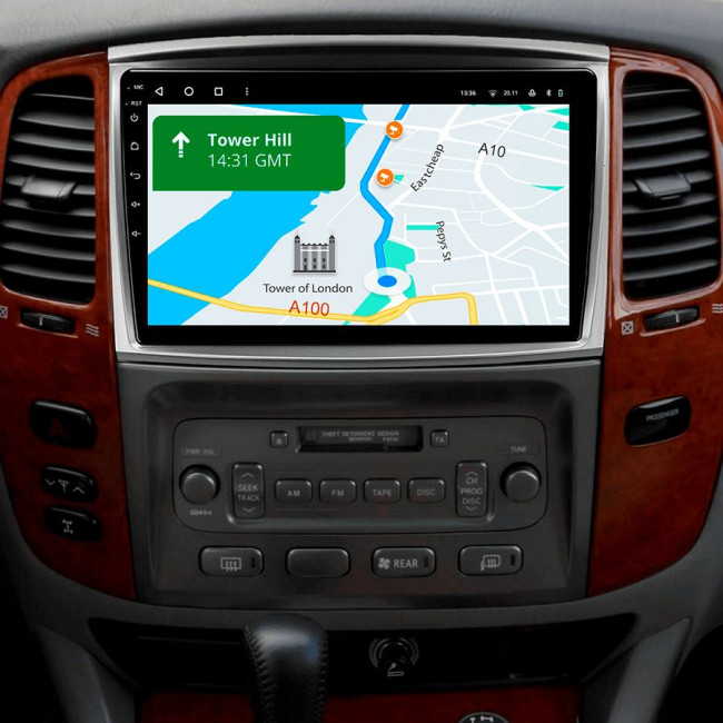 Installation kit for installing GAZER multimedia head units in cars - model J10-F009