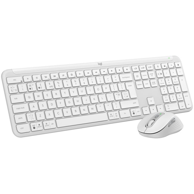 LOGITECH Signature Slim Combo MK950 - OFF WHITE - US INT'L - 2.4GHZ/BT