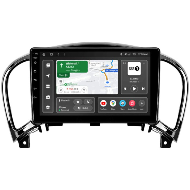 Installation kit for installing GAZER multimedia head units in cars - model F15-F009