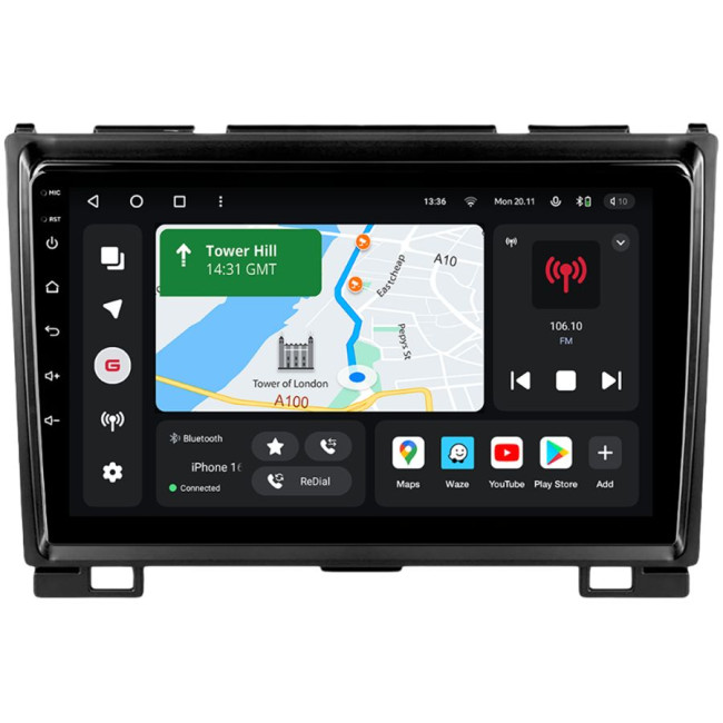 Installation kit for installing GAZER multimedia head units in cars - model CUV-F009