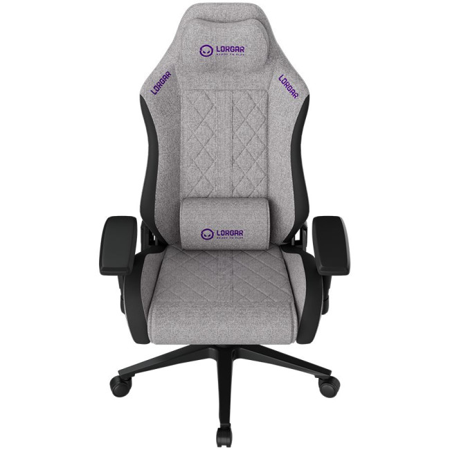 LORGAR CHA41, Ergonomic Gaming Chair Advanced, premium anti-stain fabric, Grey