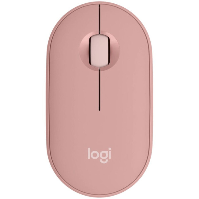 LOGITECH Pebble Mouse 2 M350s - TONAL ROSE - BT - EMEA-808 - DONGLELESS