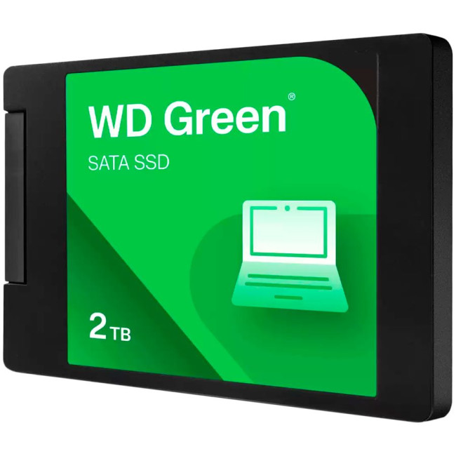 SSD POWERED BY SANDISK WD Green 2TB SATA, 2.5'', 7mm, Read: 545 MBps