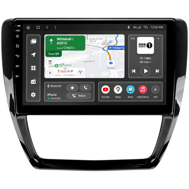 Installation kit for installing GAZER multimedia head units in cars - model 1B-F010