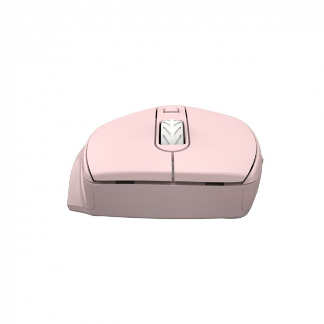 Canyon 6 buttons wireless 2.4Ghz mouse, MX8650A Sensor, DPI up to 1600,Injection case, 3 M life times left and right switches, 2xAAA battery, ABS material. Size: 105x71x40mm, Weight: 59g, Pink