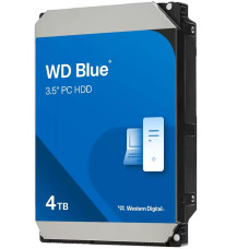HDD Desktop WD Blue (3.5'', 4TB, 128MB, 5400 RPM, SATA 6 Gb/s)