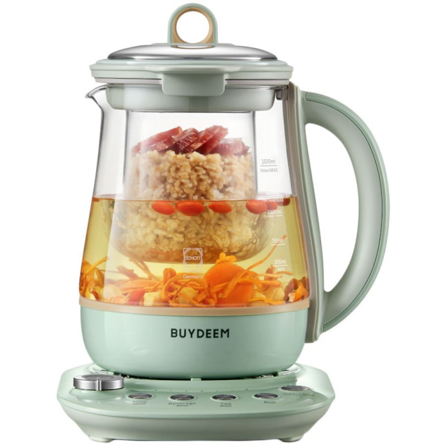 BUYDEEM Multi function Beverage Maker, model K1594T, color Cozy Greenish, EU