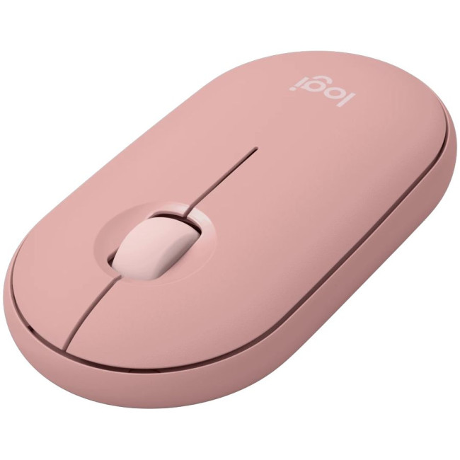 LOGITECH Pebble Mouse 2 M350s - TONAL ROSE - BT - EMEA-808 - DONGLELESS
