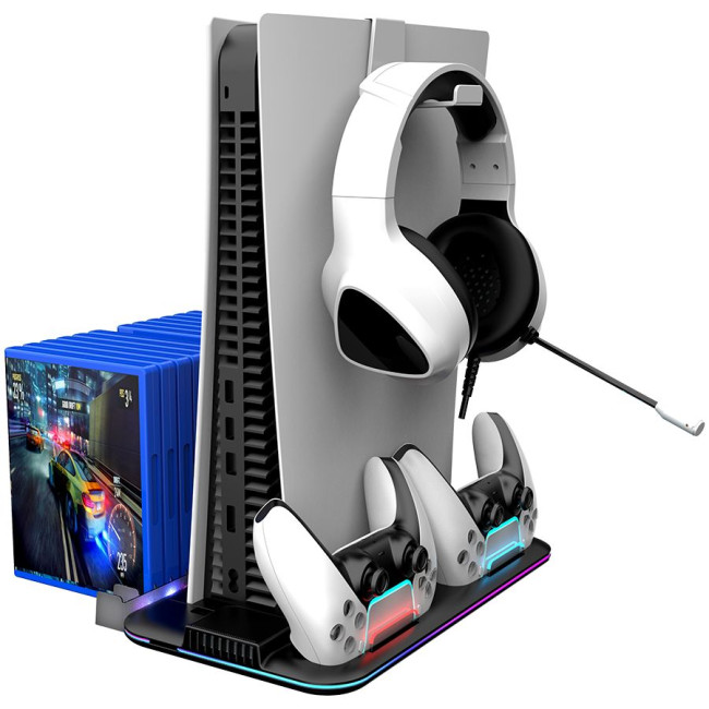 CANYON cooling stand CS-51 RGB PS5 Slim/DE Charge Black