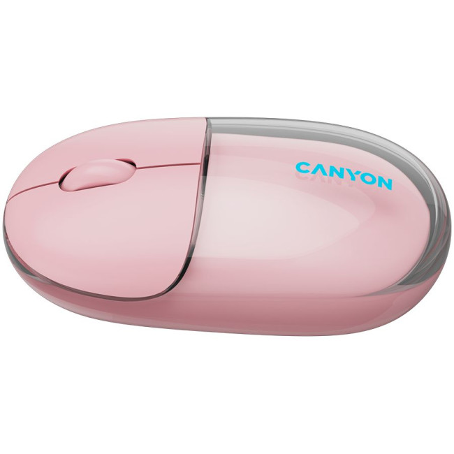 CANYON mouse OnClick 24 BT/ Wireless Transparent/Pink