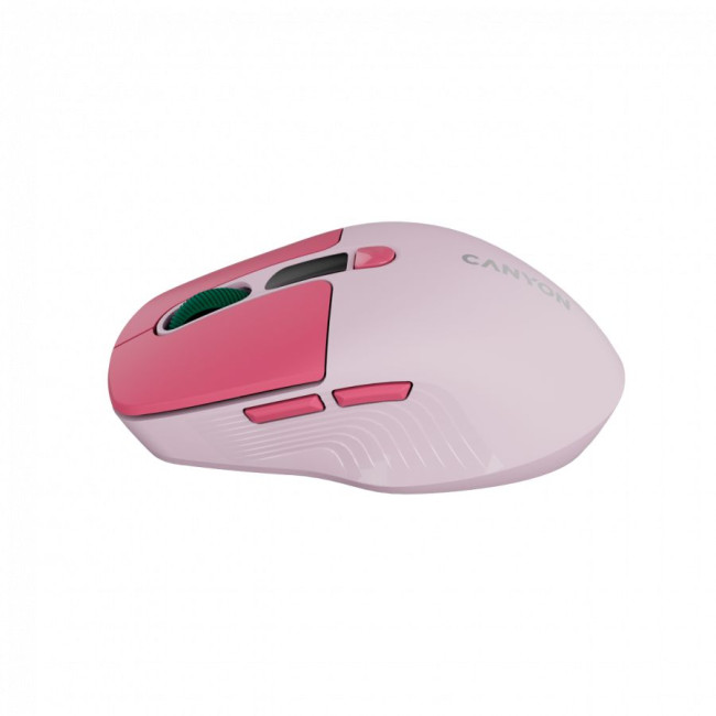 CANYON mouse MW-26 LCD Silent Dual Mode Wireless Pink