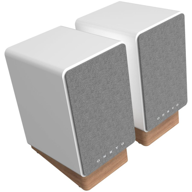 Onkyo Creator Series GX-30ARC Powered Speakers, White, pair