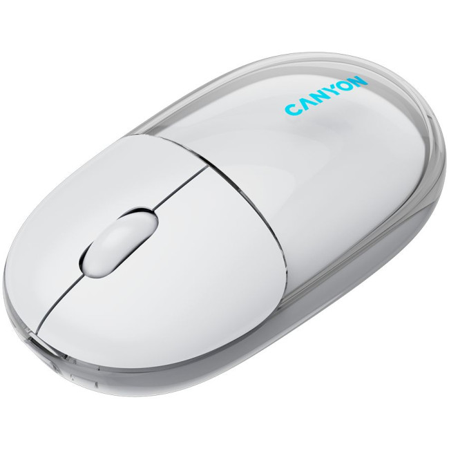 CANYON mouse OnClick 24 BT/ Wireless Transparent/White