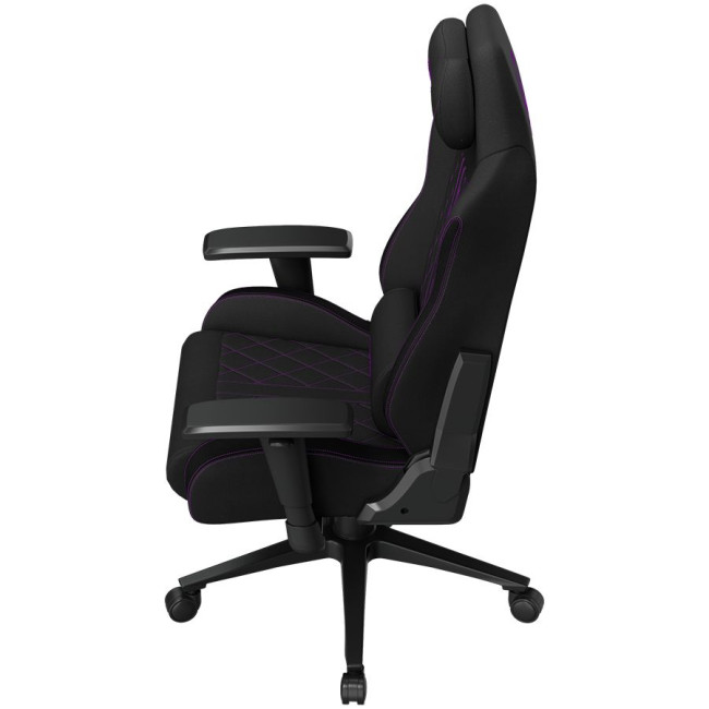 LORGAR CHA41, Ergonomic Gaming Chair Advanced, premium anti-stain fabric, Black/purple