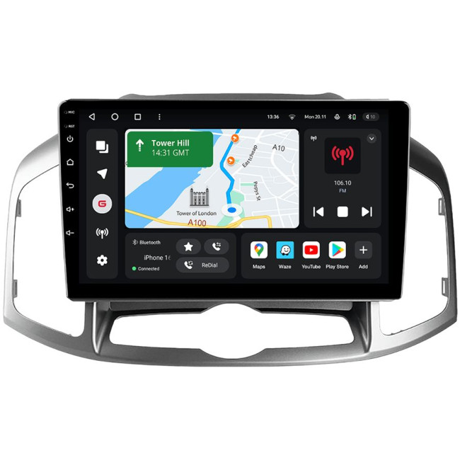 Installation kit for installing GAZER multimedia head units in cars - model C140-F010