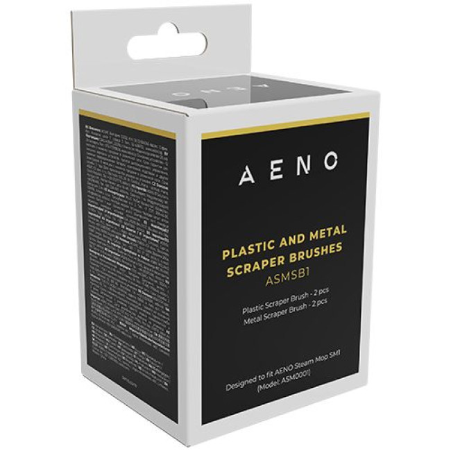 AENO Plastic scraper brush+Metal scraper brush for steam mop SM1