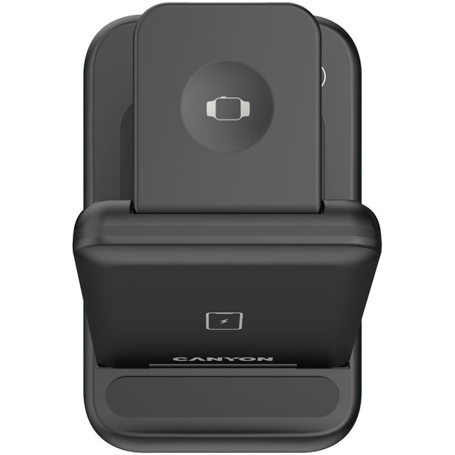 CANYON wireless charger WS-304 15W 3in1 Black