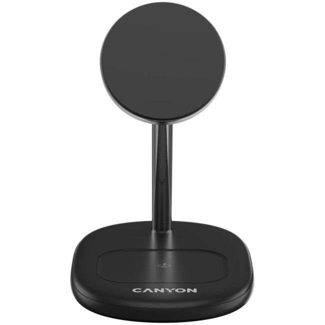 CANYON wireless charger WCS-205 15W Qi2 2in1 Black