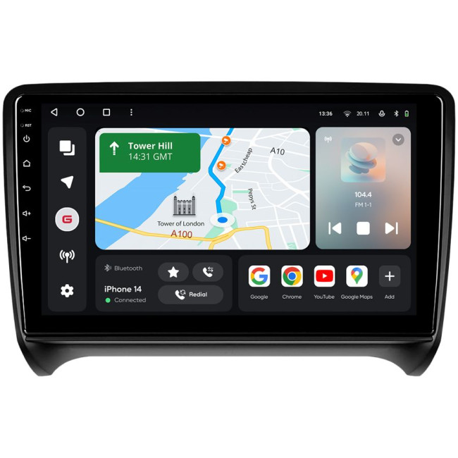 Installation kit for installing GAZER multimedia head units in cars - model 8J - F009
