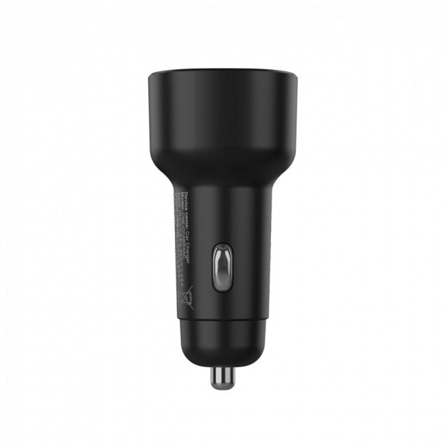 CANYON car charger OnDrive 48 PD 48W USB-A+USB-C Black