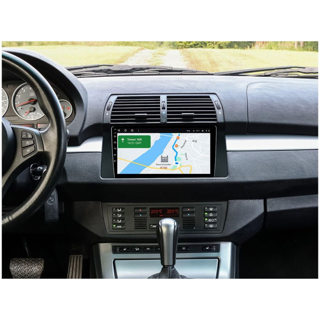 Installation kit for installing GAZER multimedia head units in cars - model E39-F009