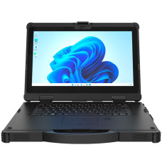 ONERugged N14M, 14inch rugged laptop, IP65, Ultra 7 155H 32GB DDR5 + 512GB SSD + GPS + Fingerprint, No 4G, Win11 Pro without license, EU adapter
