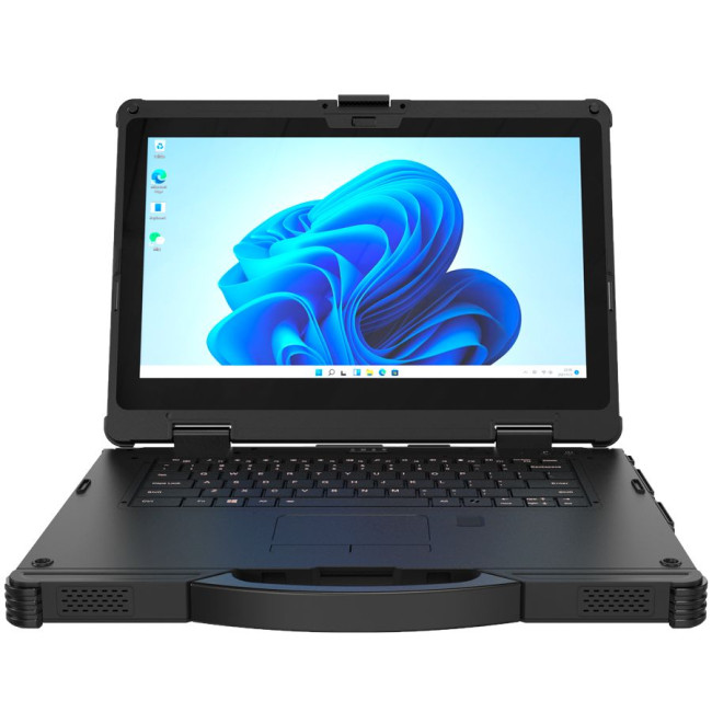 ONERugged N14M, 14inch rugged laptop, IP65, Ultra 7 155H 32GB DDR5 + 512GB SSD + GPS + Fingerprint, No 4G, Win11 Pro without license, EU adapter