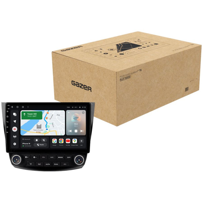 Installation kit for installing GAZER multimedia head units in cars - model CM-F009