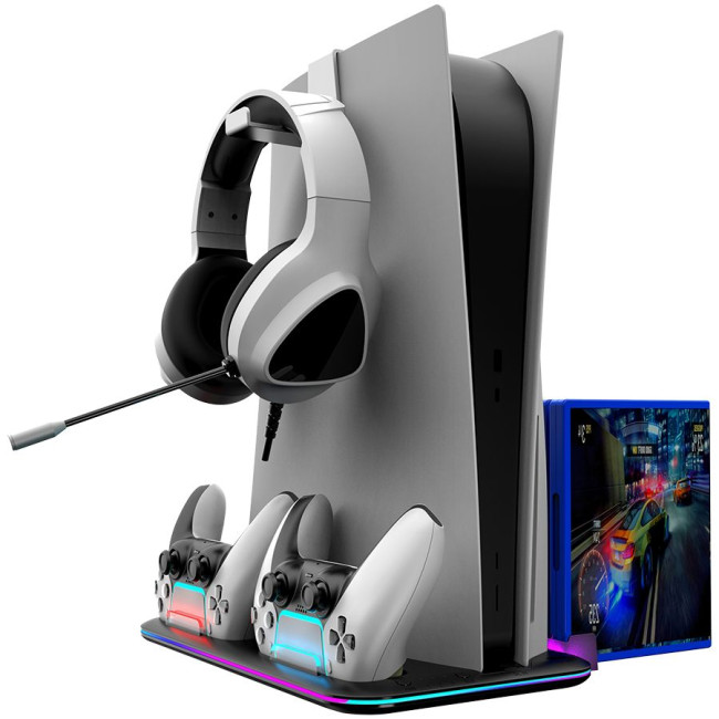 CANYON cooling stand CS-51 RGB PS5 Slim/DE Charge Black