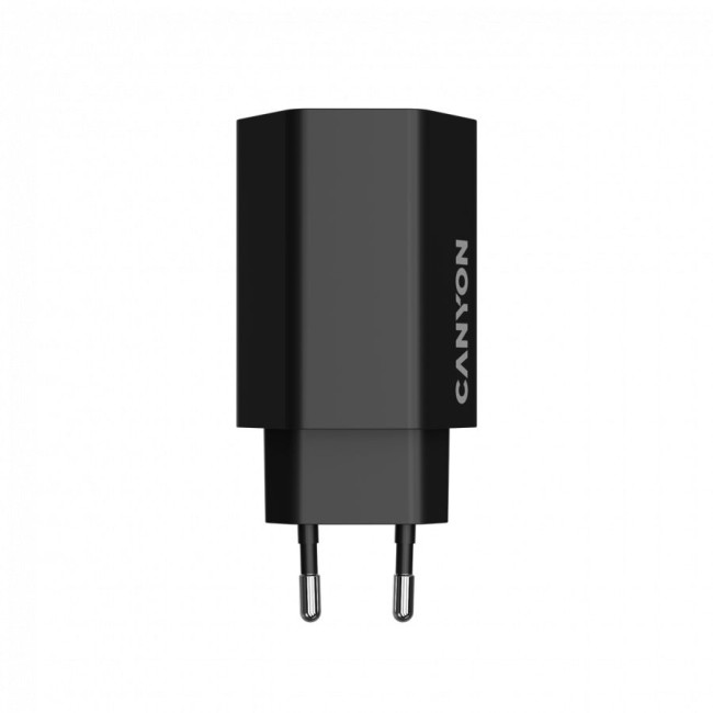 CANYON charger HEXAGON 65 GaN 65W 2xPD 1xQC EU Black
