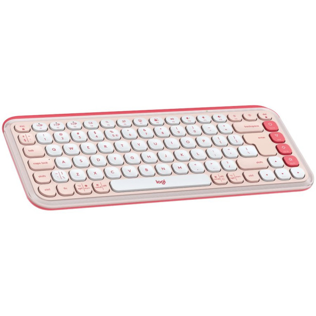LOGITECH POP ICON KEYS - ROSE - US INT'L - BT - N/A - INTNL-973