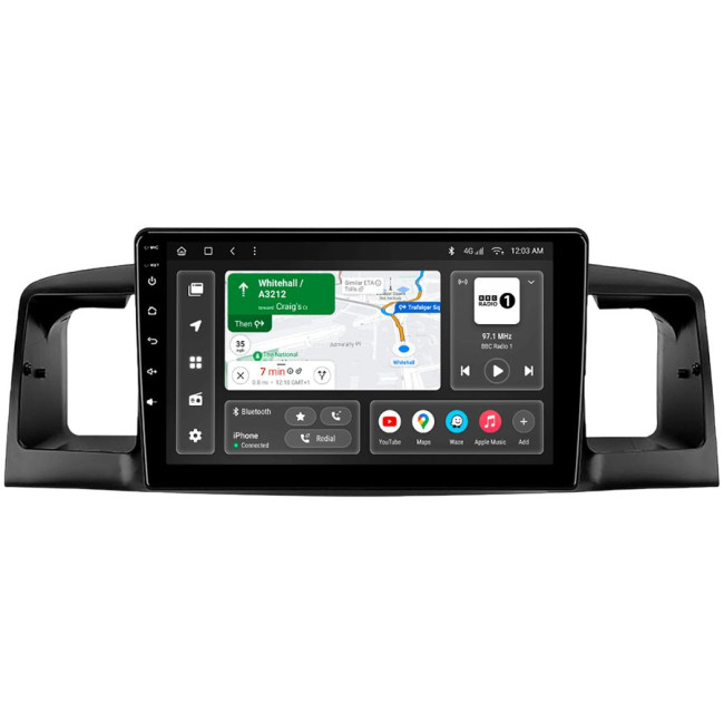 Installation kit for installing GAZER multimedia head units in cars - model BF3-F009