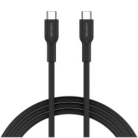CANYON cable OnWire 60CL C-C 60W COLOR Braided 1m Black