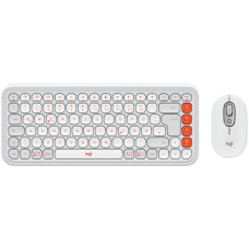 LOGITECH POP ICON COMBO - OFF WHITE - US INT'L - BT - N/A - INTNL-973