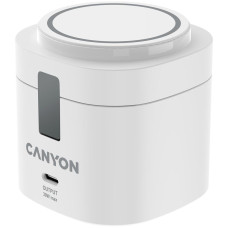 Canyon 4 in 1 Wireless Charging Stand, 30W max, Size: 70x70x70.3mm, weight: 414g, with 1M cable, white