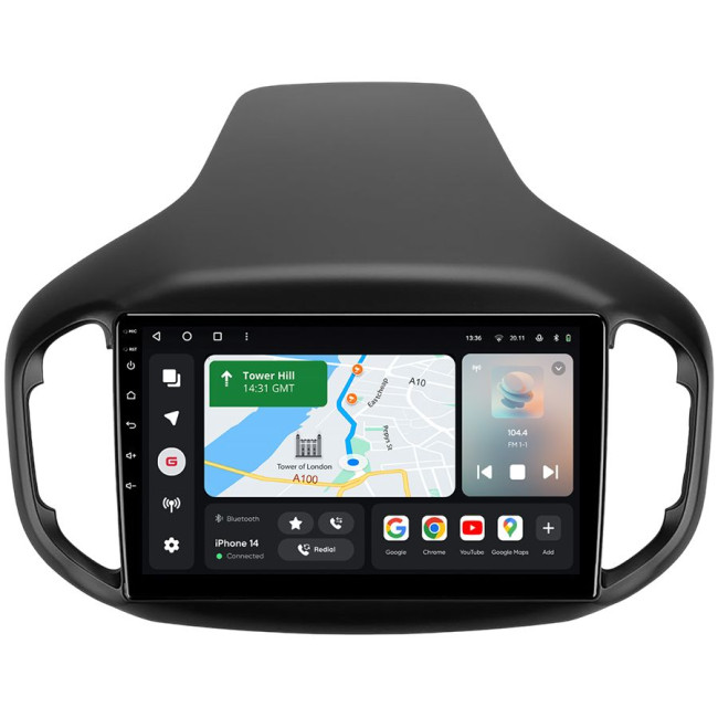 Installation kit for installing GAZER multimedia head units in cars - model DRF35-F009