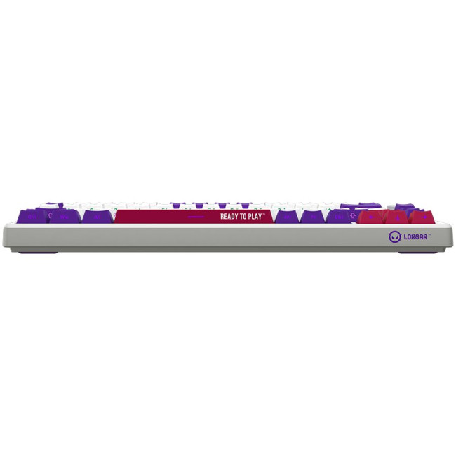 LORGAR KBP7075W, Wireless 75% Mechanical Gaming Keyboard Pro, White, EN layout