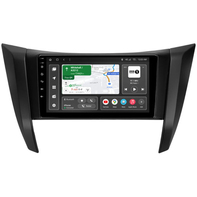 Installation kit for installing GAZER multimedia head units in cars - model D23/H-F009