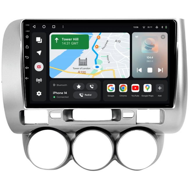 Installation kit for installing GAZER multimedia head units in cars - model GD-F009