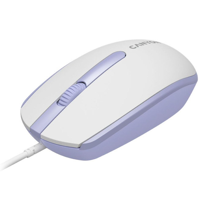 CANYON mouse M-10 Wired White Lavender